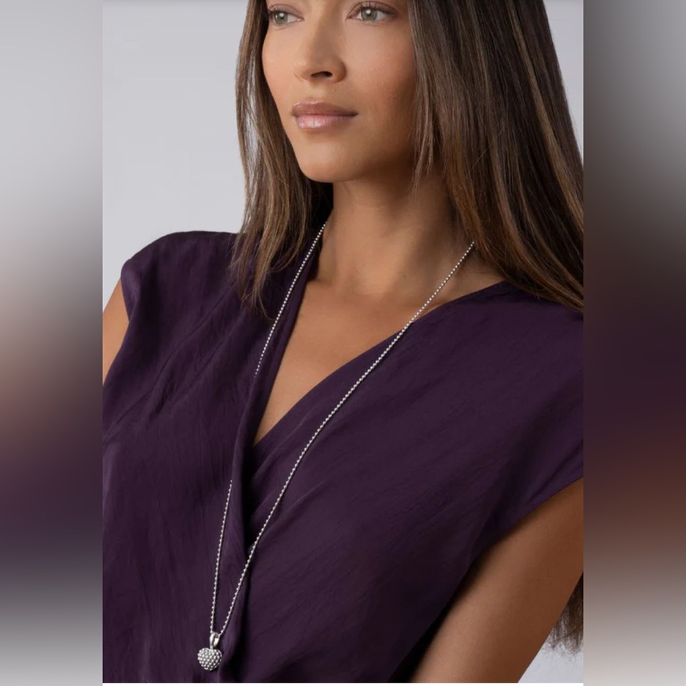 LAGOS Silver Heart Necklace